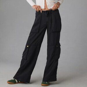 Anthropologie Pilcro Linen Blend Drawstring Cargo Pants 6 $148